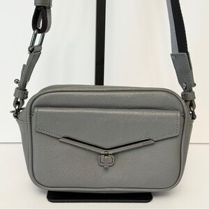 Botkier Gray Leather Crossbody Bag